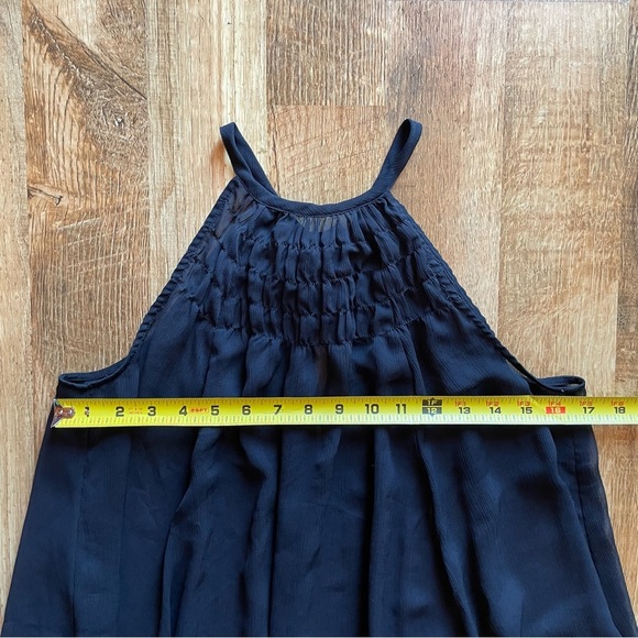 H&M Black Embellished Tiered Mini Dress - Picture 4 of 8